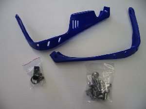 Reinforced hand protectors blue - Click Image to Close